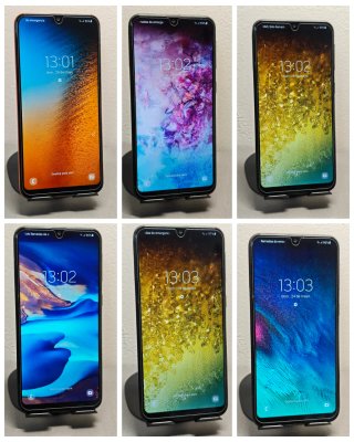 6x Samsung Galaxy A20e 32GB 3GB Black/orange