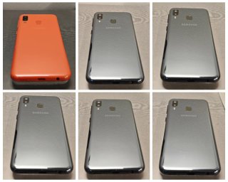 6x Samsung Galaxy A20e 32GB 3GB Black/orange