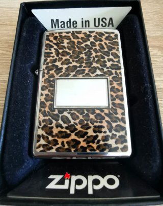 Zippo Cromo Lucido Leopardato 2011