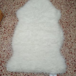2 Tappeti in Morbido Pelliccia Grigia