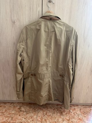 Gabardina hombre beige