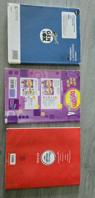 LIBROS DE TEXTO 3° Y 4° DE LA ESO