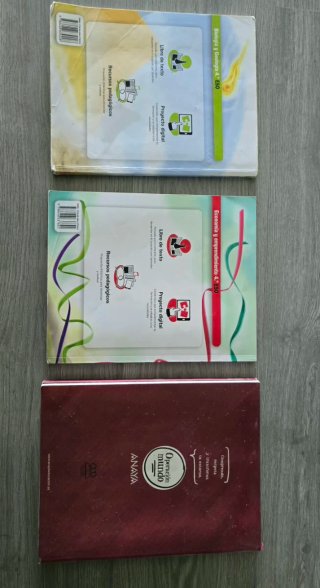 LIBROS DE TEXTO 3° Y 4° DE LA ESO