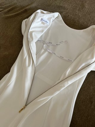 Vestido Calvin Klein Blanco roto