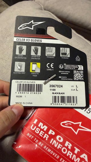 Guantes Moto Alpinestars Celer V3 Talla L