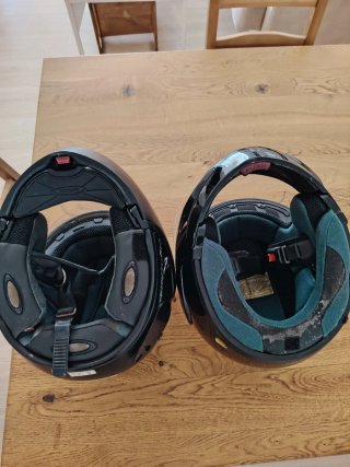 2 Cascos Moto Integrales Negros