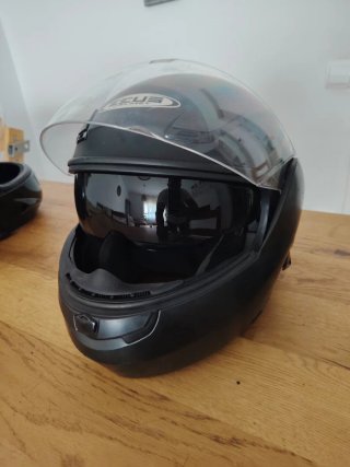 2 Cascos Moto Integrales Negros