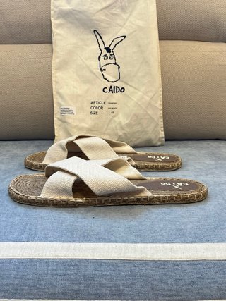 Ciabatte Caido Beige Tg 45