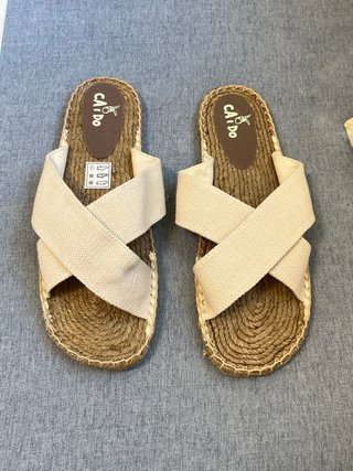 Ciabatte Caido Beige Tg 45