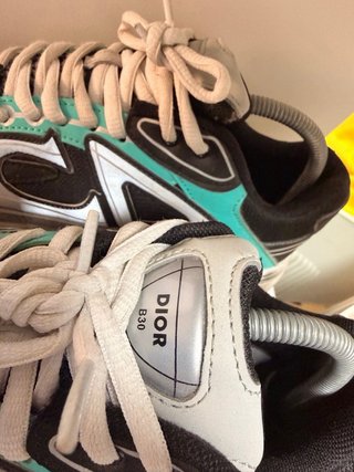 Dior B30 Sneakers Negro/Turquesa