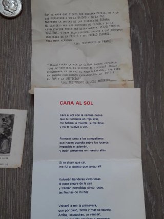Lote Papeles Guerra Civil y Transición