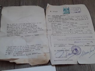 Lote Papeles Guerra Civil y Transición