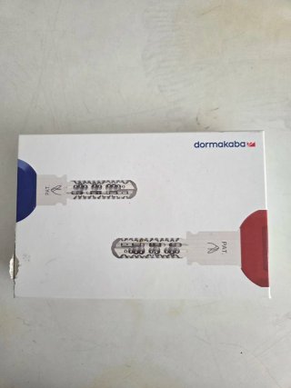 Dos hojas de puerta metálica