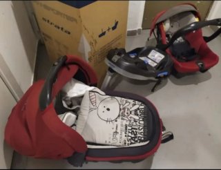 Passeggino Jane Rider Rosso e Nero