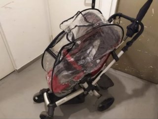 Passeggino Jane Rider Rosso e Nero