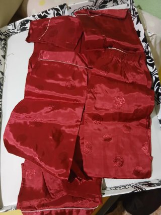 Pijama vintage ESME rojo talla XXL
