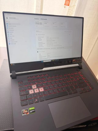 Portátil Gaming ASUS ROG G513IH-HN008 40GB Ram