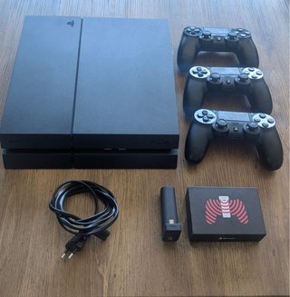 Ps4 Fat 500GB Negra + 3 Mandos