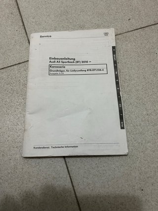 BACA ORIGINAL AUDI A5