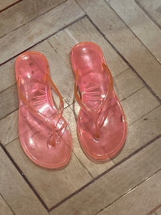Chanclas transparentes women'secret talla 38