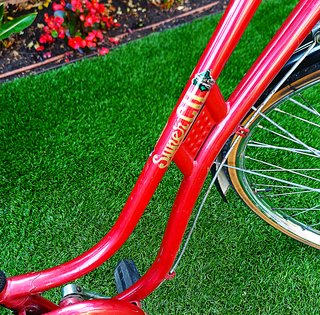 Bicicleta Paseo Super Cil Vintage Roja