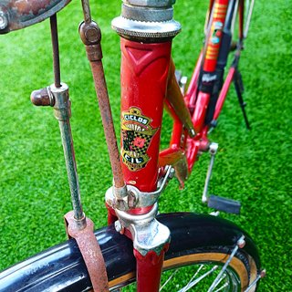 Bicicleta Paseo Super Cil Vintage Roja