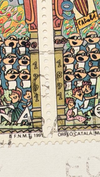 Marco y Sellos Mariscal 100 Años Orfeó Català