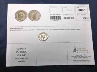 Antoniniano Gordiano III 238-240 d.C.