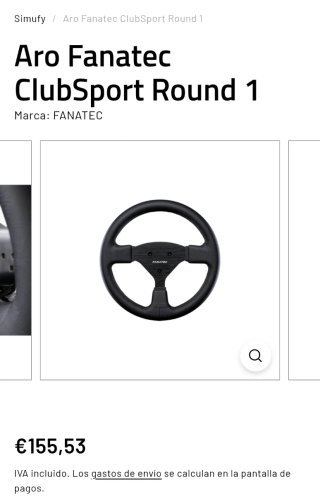 Volante Fanatec Clubsport Round 1 V2