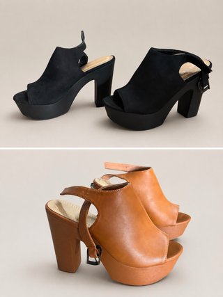 Sandalias de tacón con plataforma