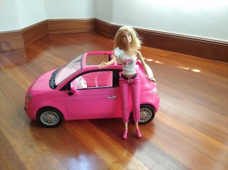 Auto Barbie Rosa