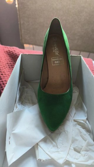 Zapatos de fiesta verdes talla 40