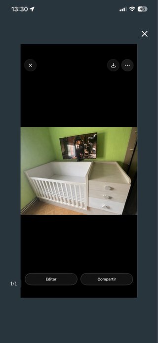 Cuna Maxi con cambiador