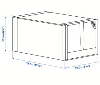 cajas de tela para organizar zapatos