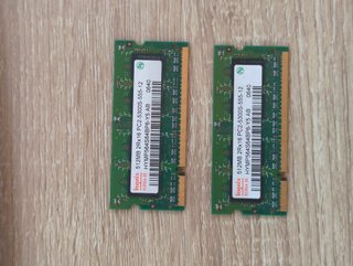 2x Hynix 512MB DDR2 SODIMM RAM