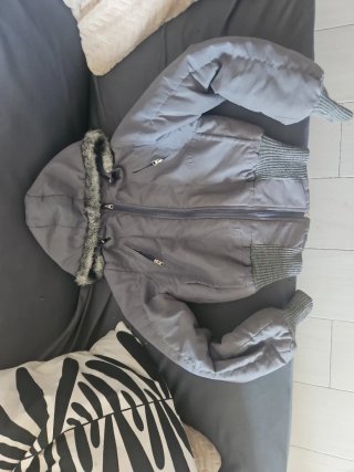 Chaqueta gris mujer
