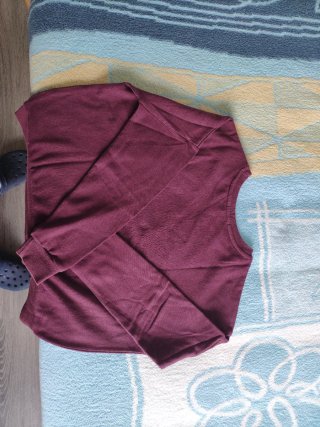 Jersey morado con estampado