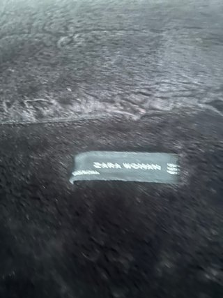 Cazadora Biker Zara Forrada Negra Talla M