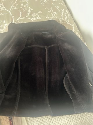 Cazadora Biker Zara Forrada Negra Talla M