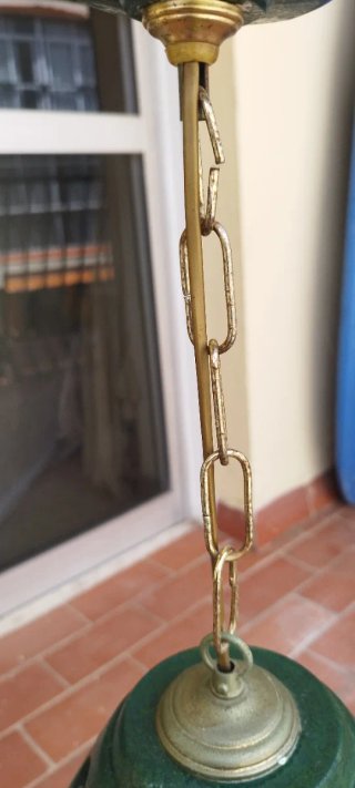 Lámpara colgante vintage decorada