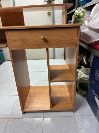 Escritorio Haya con Estantería