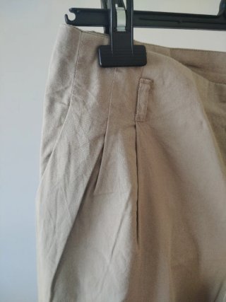 Pantalón Mango algodón pinzas talla 44
