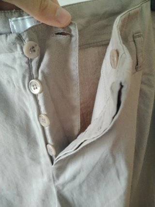 Pantalón Mango algodón pinzas talla 44