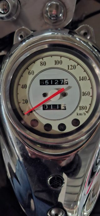 Yamaha Dragstar 650 Cruiser Negra