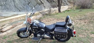 Yamaha Dragstar 650 Cruiser Negra