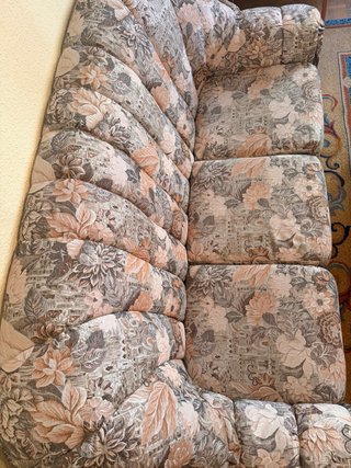 Sofá vintage 3 plazas floral