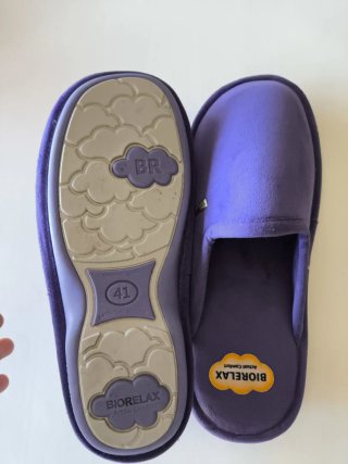 Zapatillas muy comodas Biorelax Talla 41 Morado