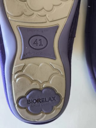 Zapatillas muy comodas Biorelax Talla 41 Morado