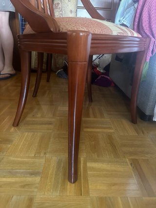 Par de sillas madera vintage
