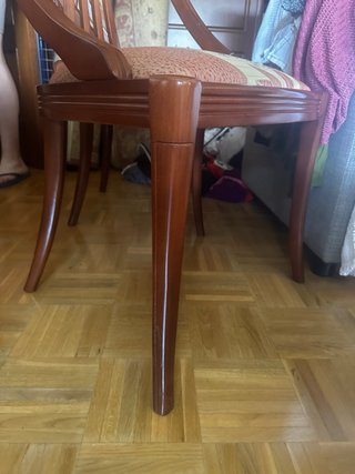 Par de sillas madera vintage